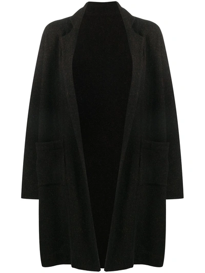 Daniela Gregis Oversized Single-breasted Coat In Brown