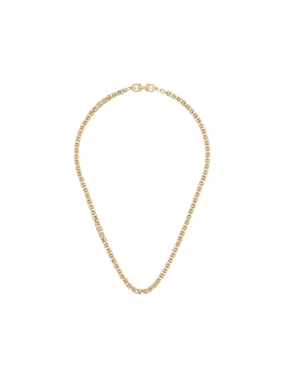 Pre-owned Givenchy 1980s Chain Necklace In Gold
