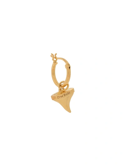 True Rocks Shark Tooth Single Hoop Earring In Gold