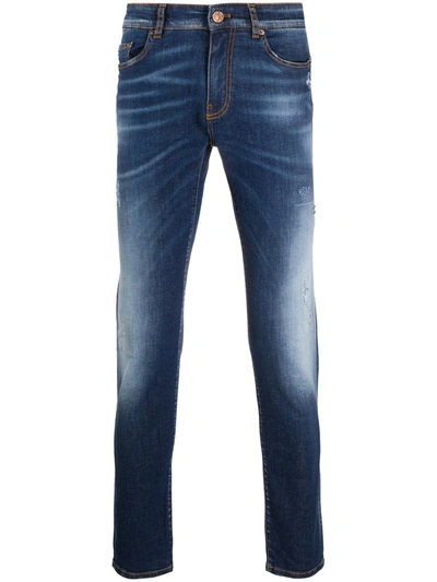 Pt05 Pt Torino Denim Cotton Blend Jeans In Blue