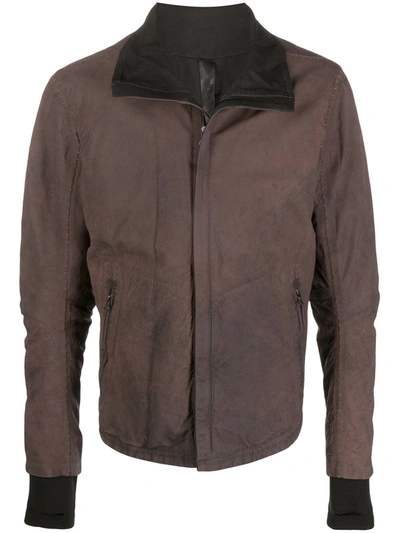 Isaac Sellam Experience Textured Jacket In Brown