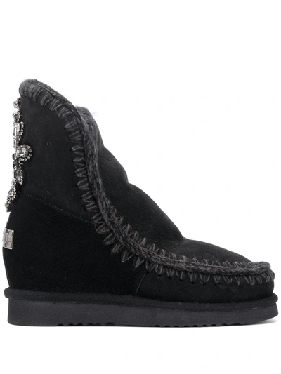 Mou Eskimo Ankle Boots In Black