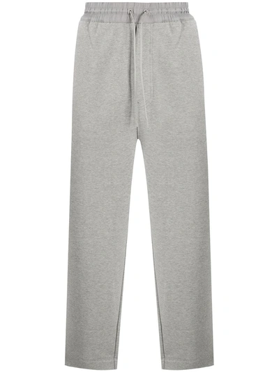 Y-3 Drawstring Track Pants In Grey