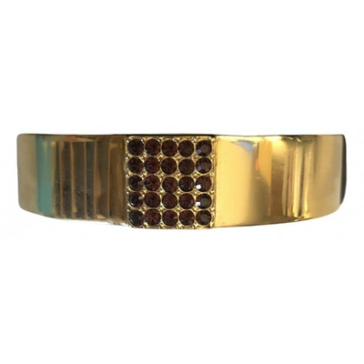 Pre-owned Alexandre Vauthier Gold Metal Bracelet