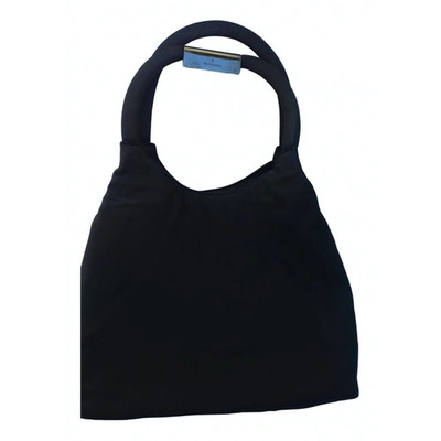 Pre-owned Trussardi Handbag In Black