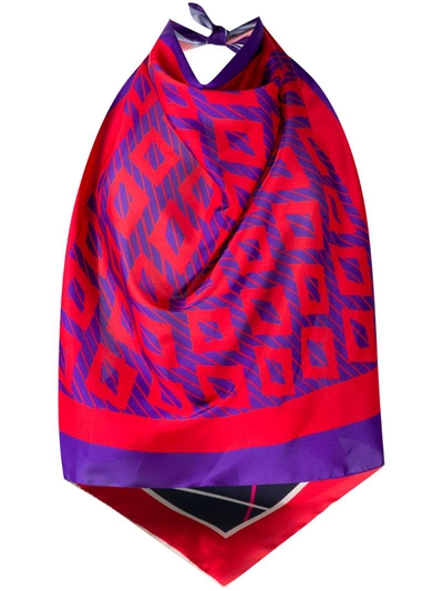 Jejia Foulard Halterneck Top In Red