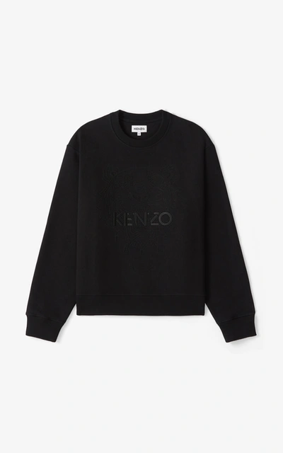 Kenzo Crew Neck Sweatshirt In Nero