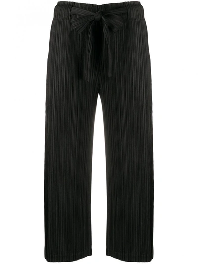 Issey Miyake Monthly Colors Trousers In Black
