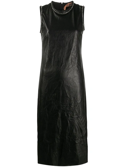N°21 Embellished Sleeveless Dress In Black