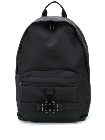 Alyx Buckle Detail Medium Backpack In Black