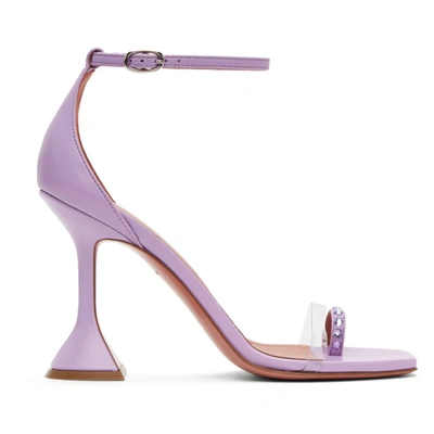 Amina Muaddi Oya 95mm Crystal-embellished Sandals In Unicorn