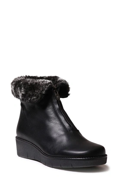 Toni Pons Arcalis Faux Fur Wedge Bootie In Black