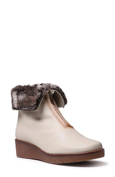 Toni Pons Arcalis Faux Fur Wedge Bootie In Ice