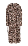 By Malene Birger Ditta Cotton Leopard Print Dress In Orange