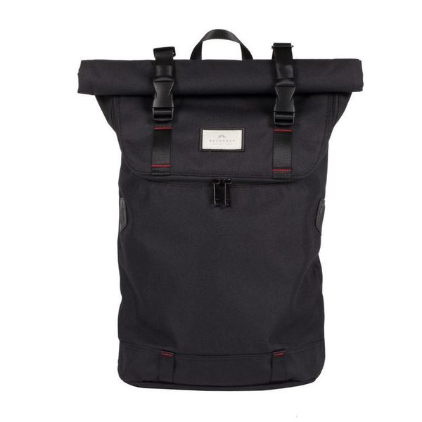 Doughnut Bags Christopher Backpack Black & Red Stitching | ModeSens