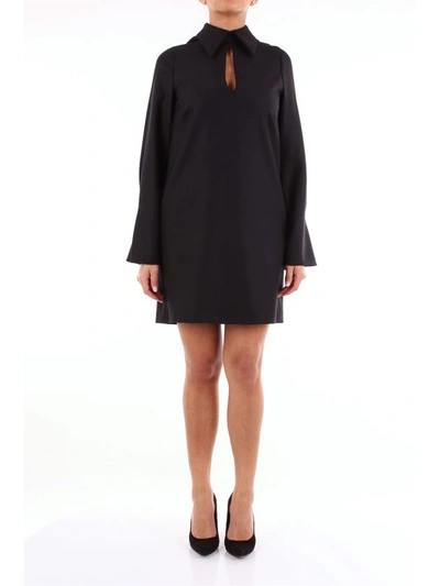 Erika Cavallini Short Dress With Long Black Sleeves
