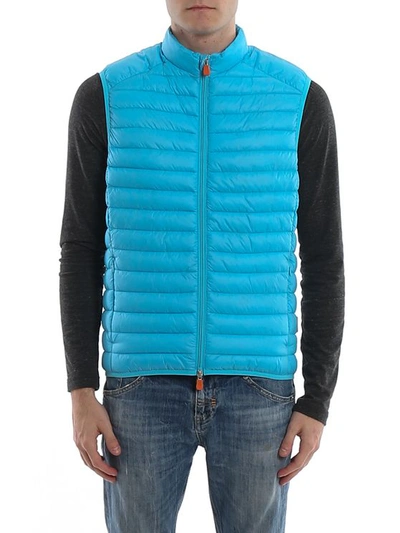 Save The Duck Down Vest In River Blue