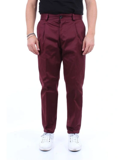 Pt Torino Cinque Trousers In Red