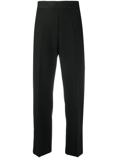 Altea High Waist Cropped Trousers In Black