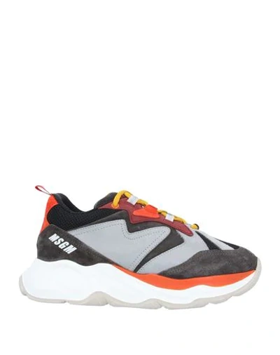 Msgm Sneakers With Wedge Men Multicolor