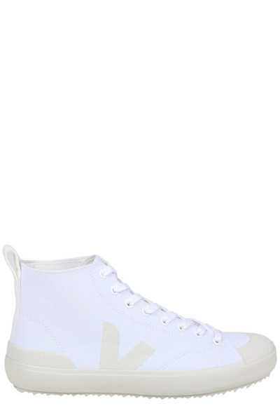 Veja Nova High-top Canvas Trainers In White