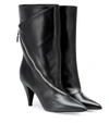 Givenchy Black Zip-detail 80 Leather Ankle Boots