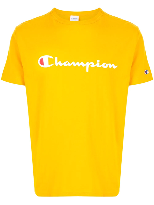 champion yellow crew neck