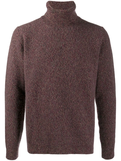 Nuur Classic Turtleneck Jumper In Pink