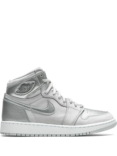 Jordan Kids' Air  1 High-top Og Sneakers In Grey