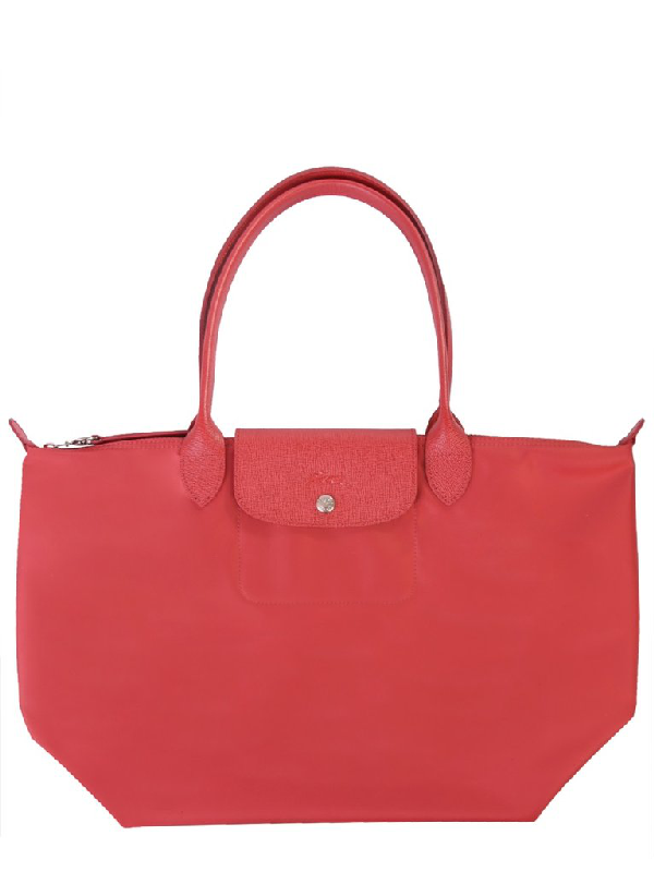 Longchamp Le Pliage Néo Large Shoulder Bag In Red | ModeSens