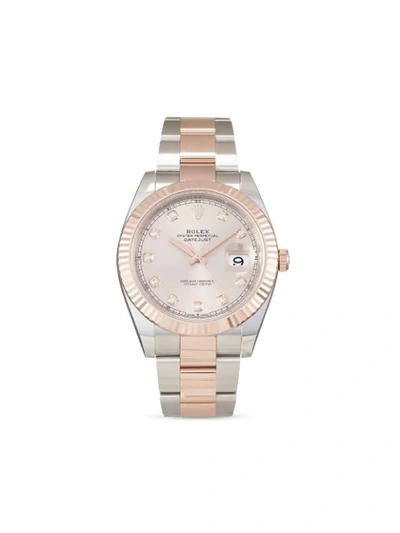 Rolex 2020 Unworn Oyster Perpetual Datejust 41mm In Pink