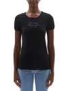 Helmut Lang Women's Logo Slim-fit T-shirt In Voltaic Purple