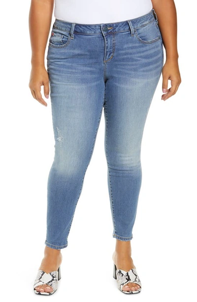 Slink Jeans Ankle Denim Leggings In Hazel