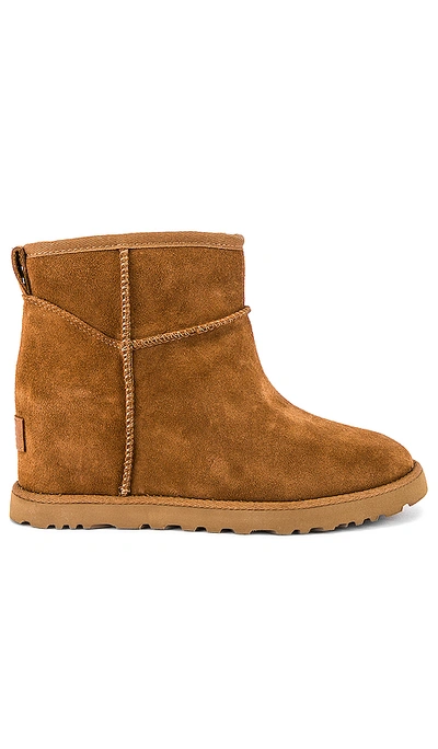 Ugg Classic Femme Mini Boot In Chestnut