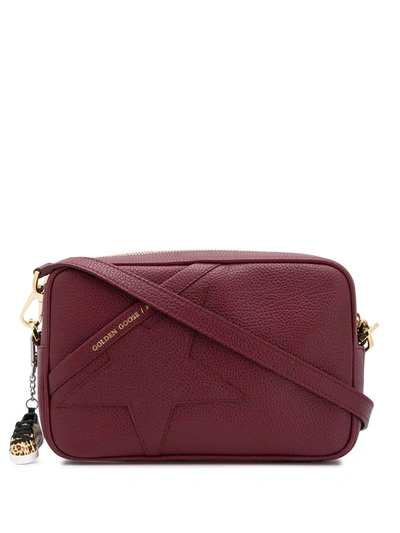 Golden Goose Tracolla Star Bordeaux In Red