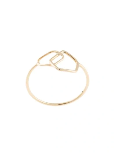 Natalie Marie 9kt Yellow Gold Calder Ring
