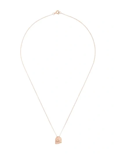 Natalie Marie 9kt & 14kt Rose Gold Naum Pendant Necklace
