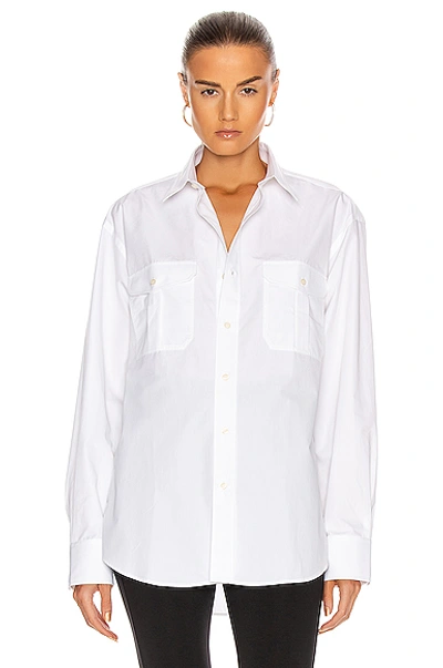 Wardrobe.nyc Oversize Shirt In White
