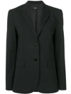 Theory Single Breasted Blazer In Black