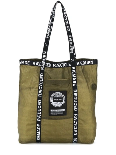 Raeburn Parachute Tote Bag In Green