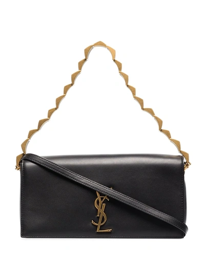 Saint Laurent Black Kate 99 Leather Shoulder Bag