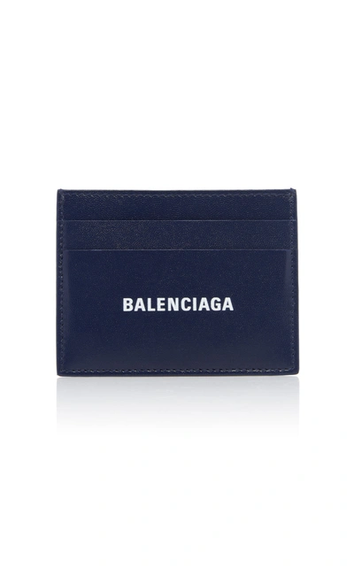 Balenciaga Leather Card Holder In 4691