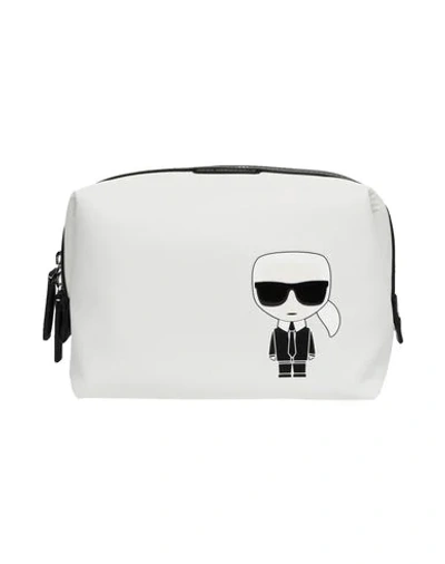 Karl Lagerfeld Beauty Cases In White