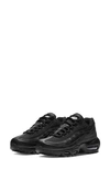 Nike Kids' Air Max 95 Recraft "triple Black" Sneakers In Black,black,white,black