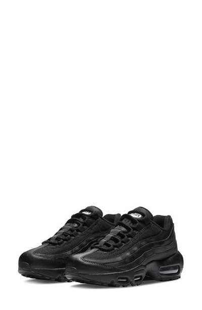 Nike Kids' Air Max 95 Recraft "triple Black" Trainers In Black/black/black