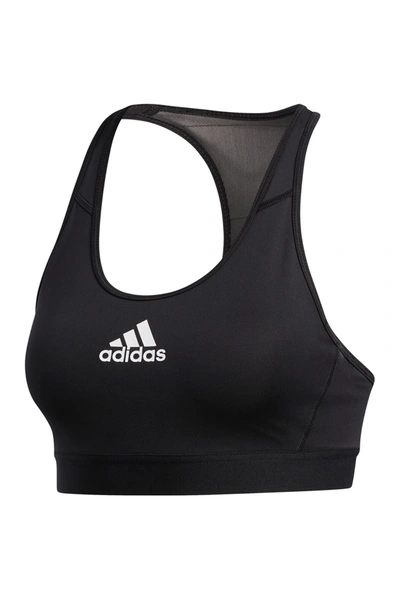 Adidas Originals Adidas Women's Don't Rest Alphaskin Racerback Medium Impact Sports Bra In Black