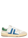 Lanvin White Clay Sneakers In White/blue