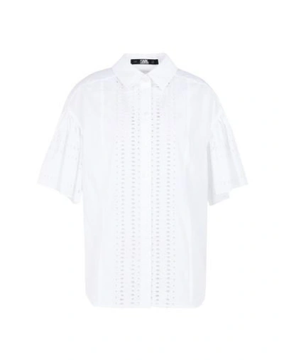 Karl Lagerfeld Shirts In White