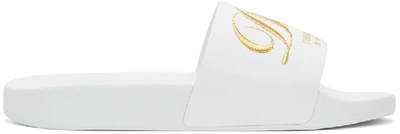 Dolce & Gabbana Dolce And Gabbana White Logo Slides