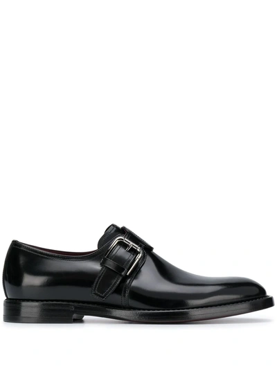 Dolce & Gabbana Dolce E Gabbana Men's A10644a120380999 Black Leather Monk Strap Shoes
